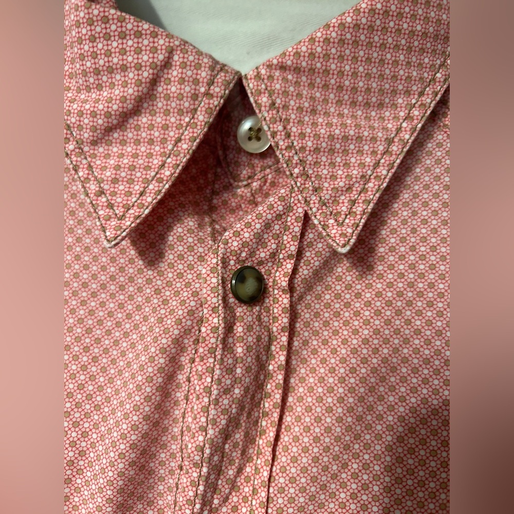Shirt by Shirt Plaid Men’s Button Up XL Gingham Accents 100% Cotton - Picture 3 of 7